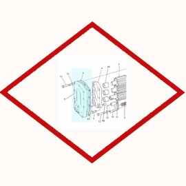 Gasket 7N5057 Caterpillar