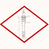 BERU ZK 18-12-900 URA1 Special spark plug with safety tubes