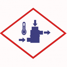 Stop Flap ARI-ZESA DN 100 PN 6/16 with wafer type body and stop lever, for various MWM engines