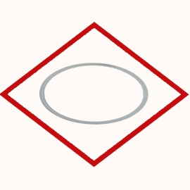 Прокладка выхлопного компенсатора 12314060 оригинал для  MWM TCG 2016 V8, V12, V16 A-B-C