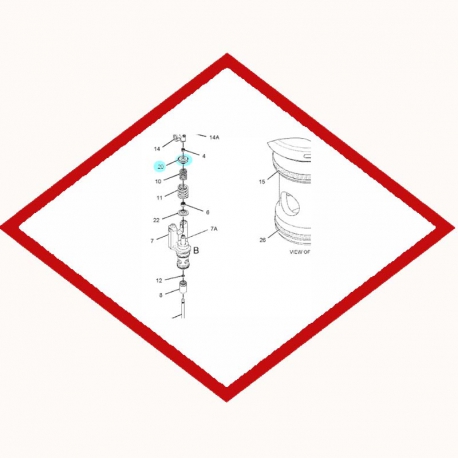 Направляющая клапана Caterpillar 1916766