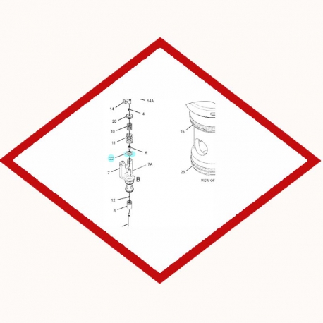 Направляющая клапана Caterpillar 1916766