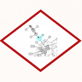 Guide valve 2550897 OEM  for Caterpillar