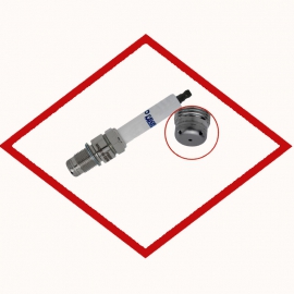 Spark plug BERU 14 R-5 BIU - Z 195 for various CHP gas engines