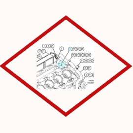 Gasket 2301072 Caterpillar